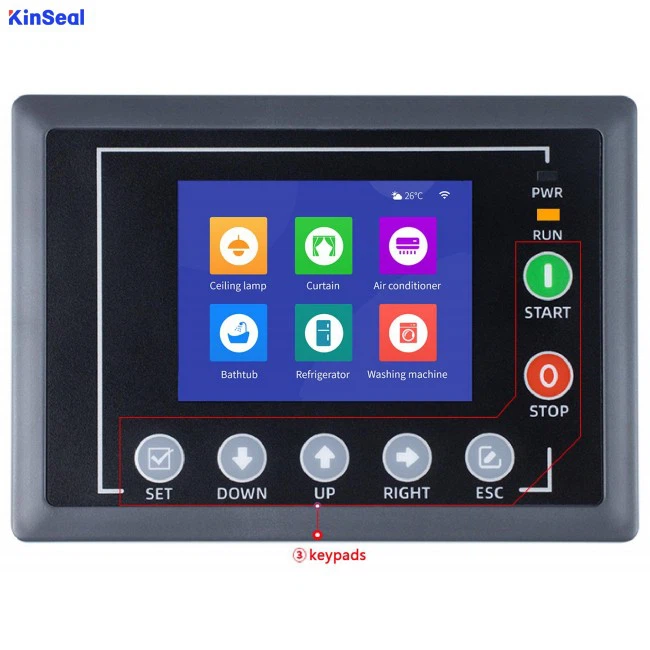 ASTGEK028 2.8-inch Serial LCD Human Machine Interface (HMI)
